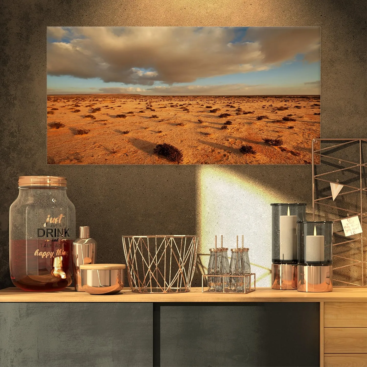 Desert in Western Sahara Landscape on Canvas Art Wall Photgraphy Artwork Print