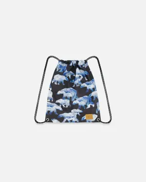 Deux Par Deux - Drawstring Bag - Polar Bears