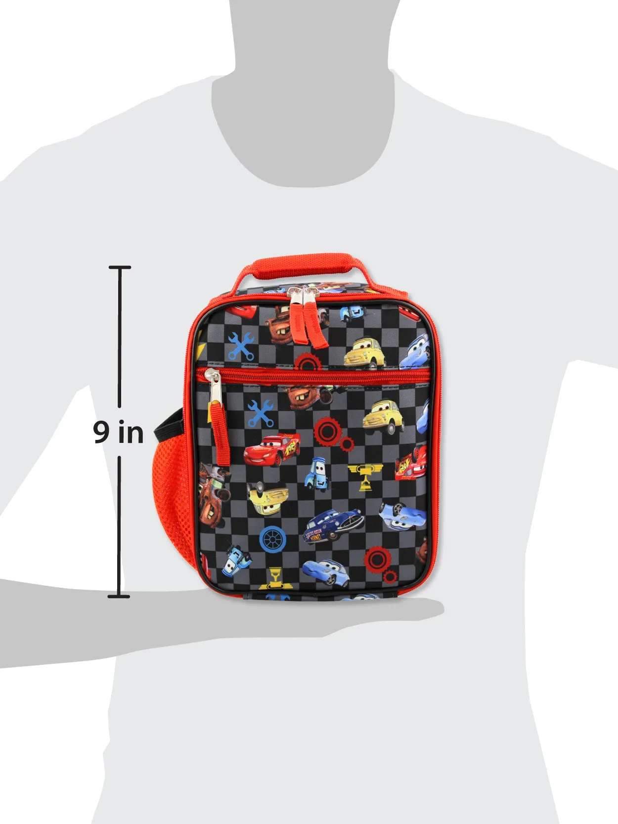 Disney Cars Lightning McQueen Insulated School Lunch Box