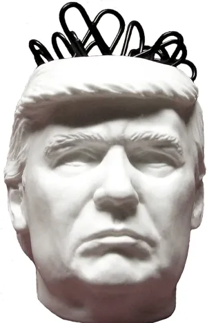 Donald Trump Head Paper Clip Holder Home Office Desk
