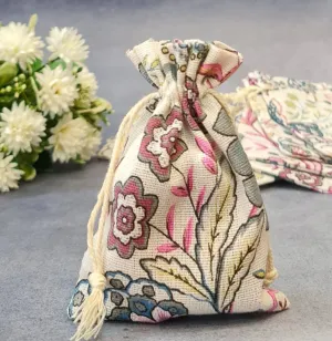 Drawstring Mini Stylish Storage Potli Pouches – Perfect for Jewelry, Money, and Gifts (12 Pcs)