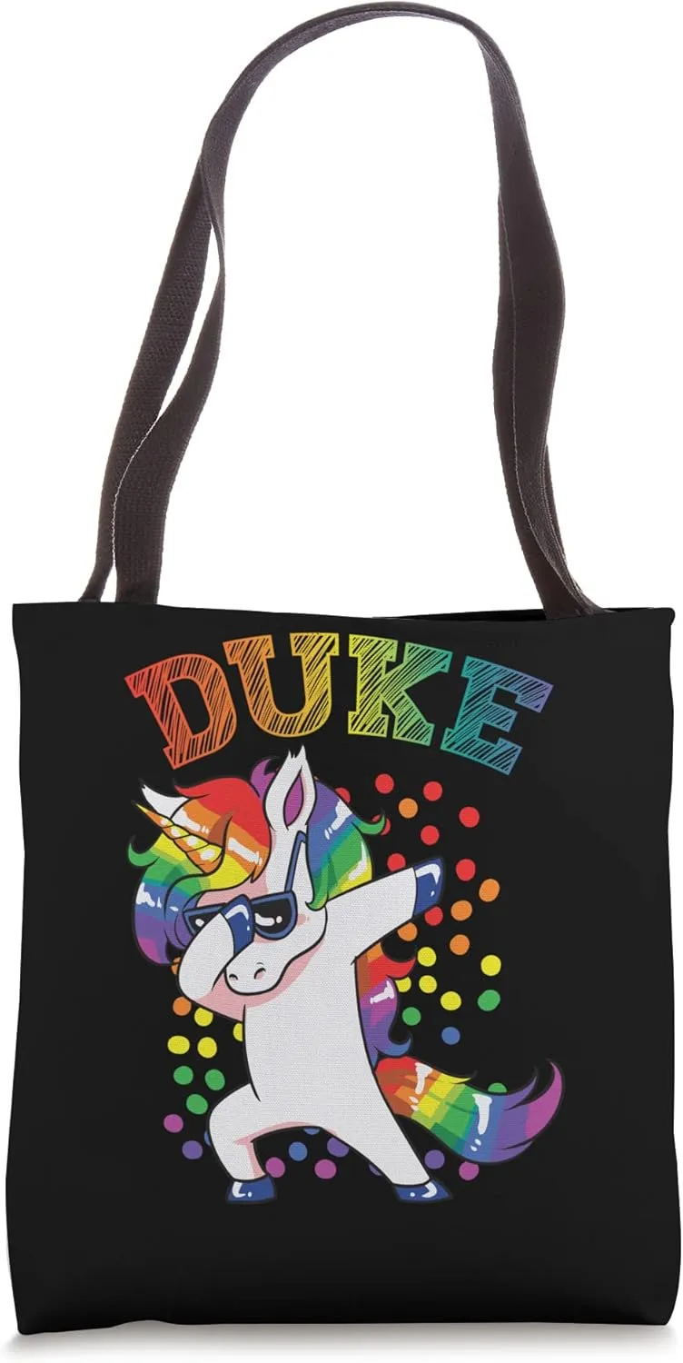 Duke Dabbing Unicorn Tote Bag