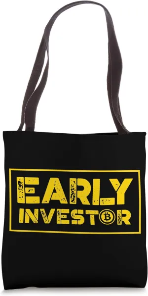 Early Investor Bitcoins Men Women Gifts for Crypto Tote Bag