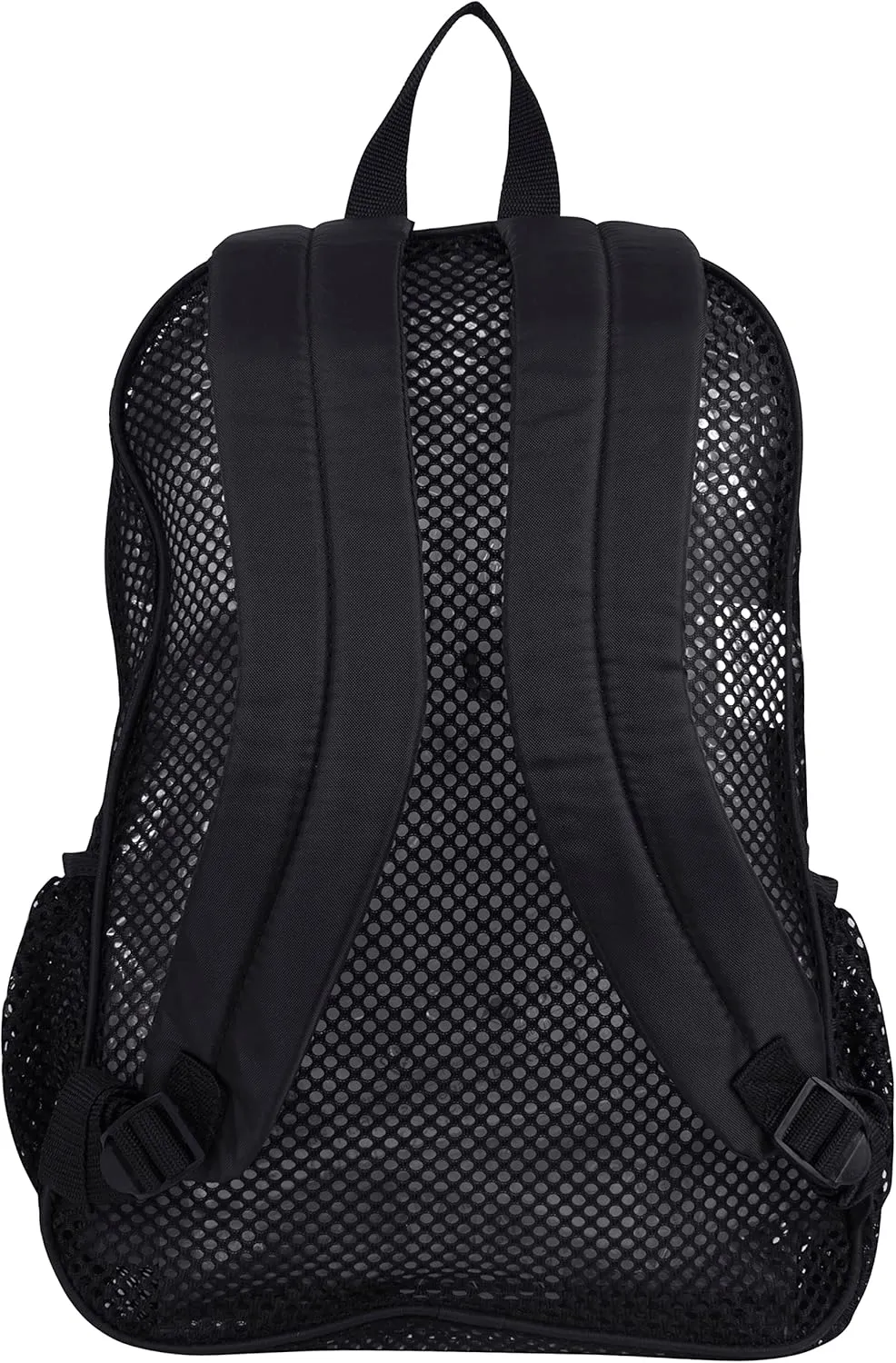 Eastsport Mesh Beach Backpack Lightweight See Through for Travel, College, Swim, Gym Bag, Black