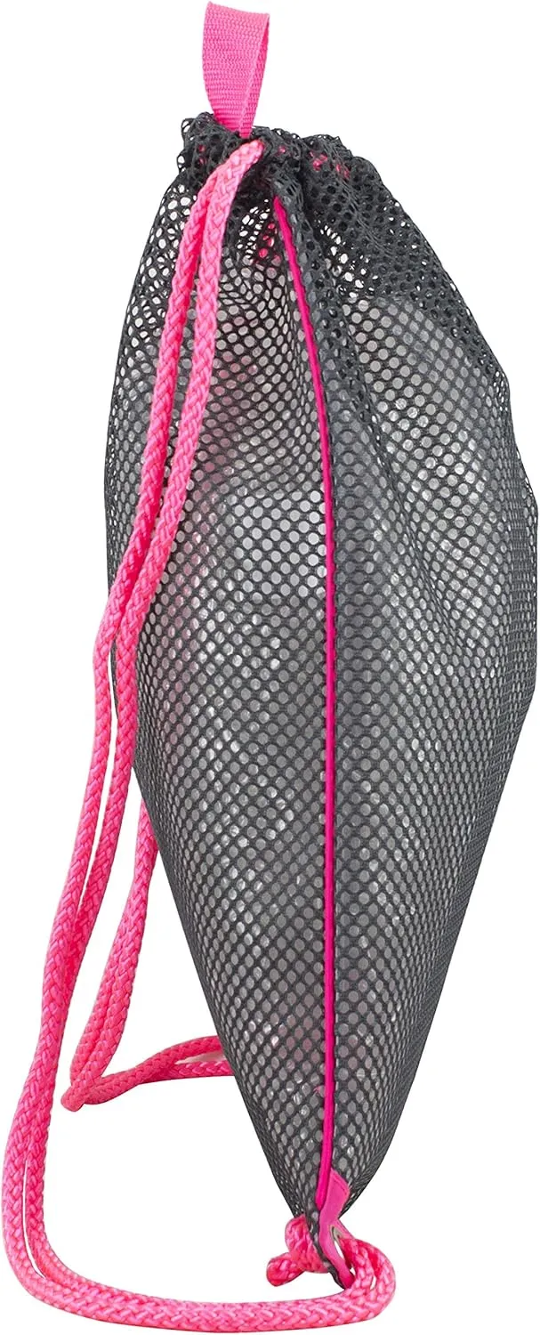 Eastsport Sport Lightweight Mesh Beach Bag Drawstring Sackpack Backpack for Travel, Gym, College, Shopping