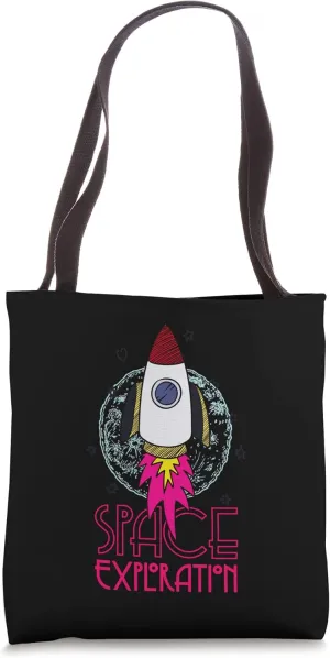 Enjoy Space Exploration With Spacecraft Graphic Cool Designs Tote Bag