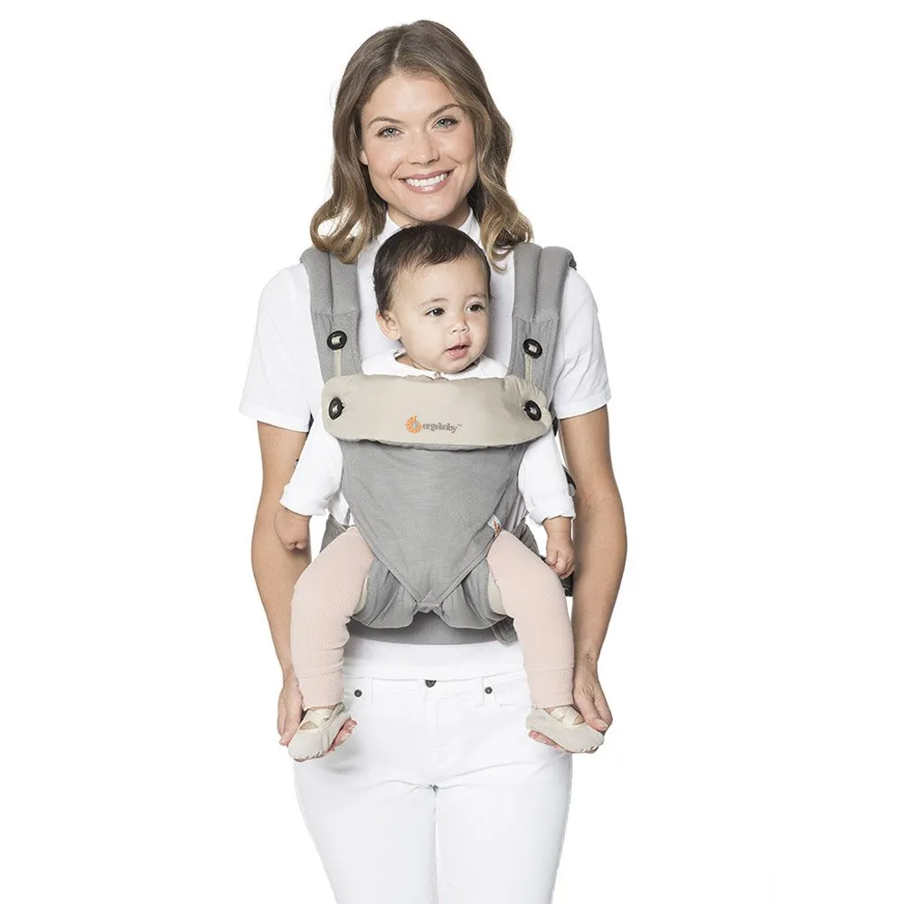 Ergobaby 360 All-Position Baby Carrier with Lumbar Support (12-45 Pounds), Grey