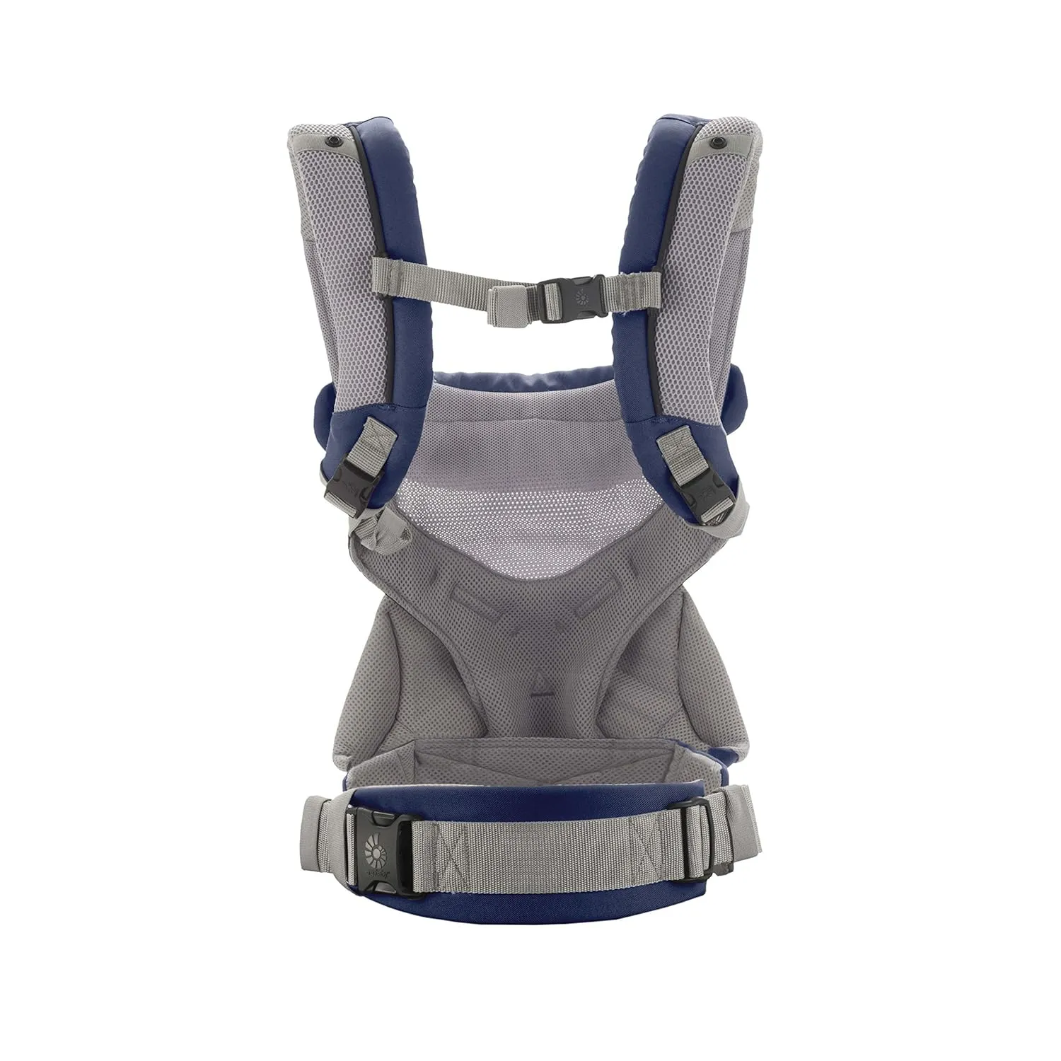 Ergobaby 360 All-Position Baby Carrier with Lumbar Support and Cool Air Mesh (12-45 Pounds), French Blue