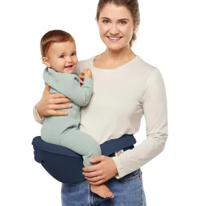 Ergobaby Alta Hip Seat All-Position Breathable Mesh Hip Seat & Carrier, Midnight Blue