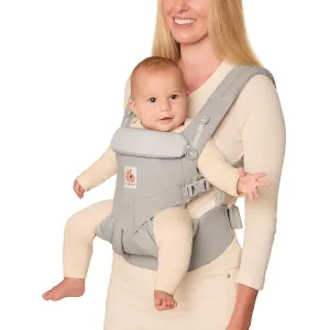 Ergobaby Omni Classic (formerly OMNI 360) All-Position Baby Carrier for Newborn to Toddler with Lumbar Support, 7-45 Pounds, Pearl Grey, One Size