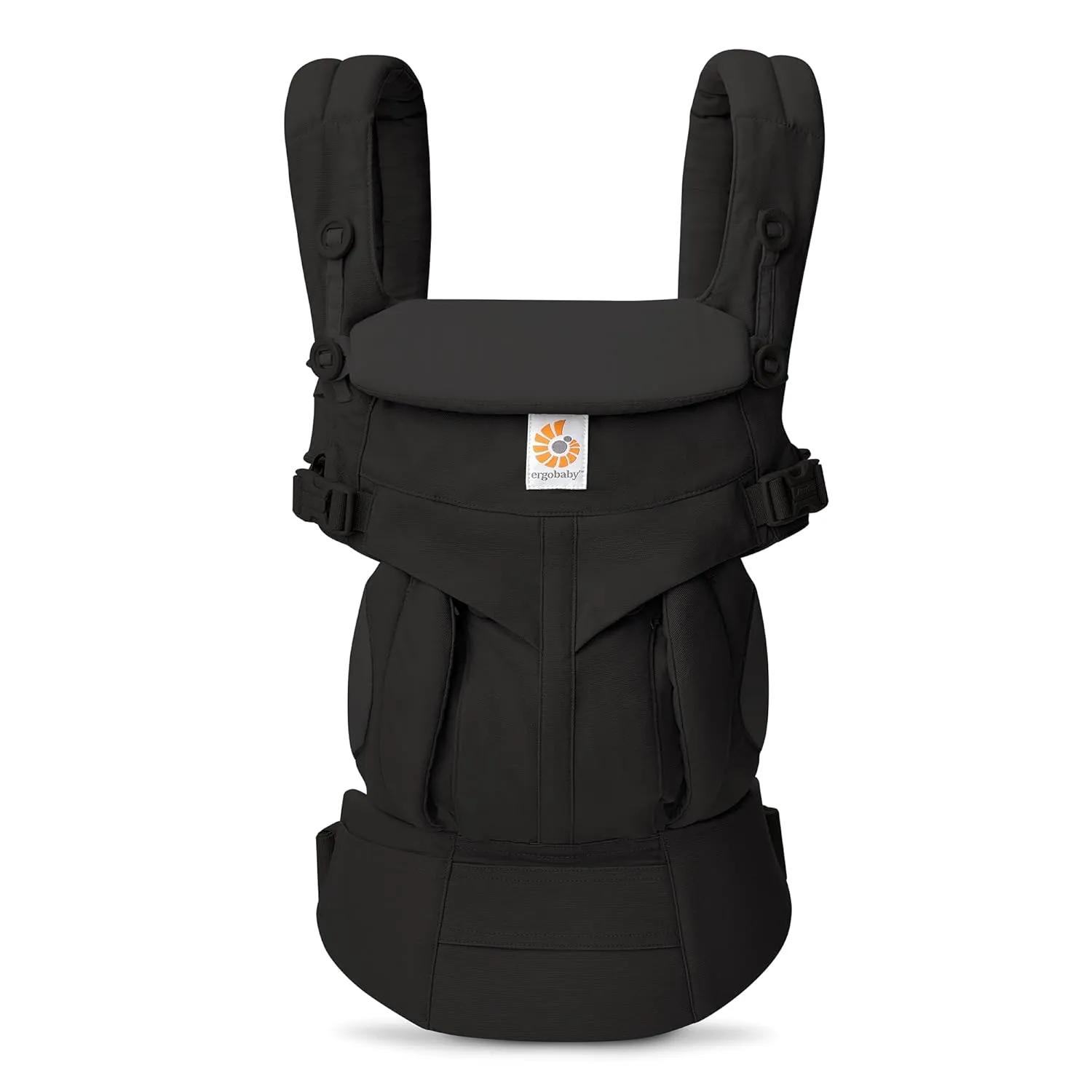 Ergobaby Omni Classic (formerly OMNI 360) All-Position Baby Carrier for Newborn to Toddler with Lumbar Support, 7-45 Pounds, Pure Black, One Size
