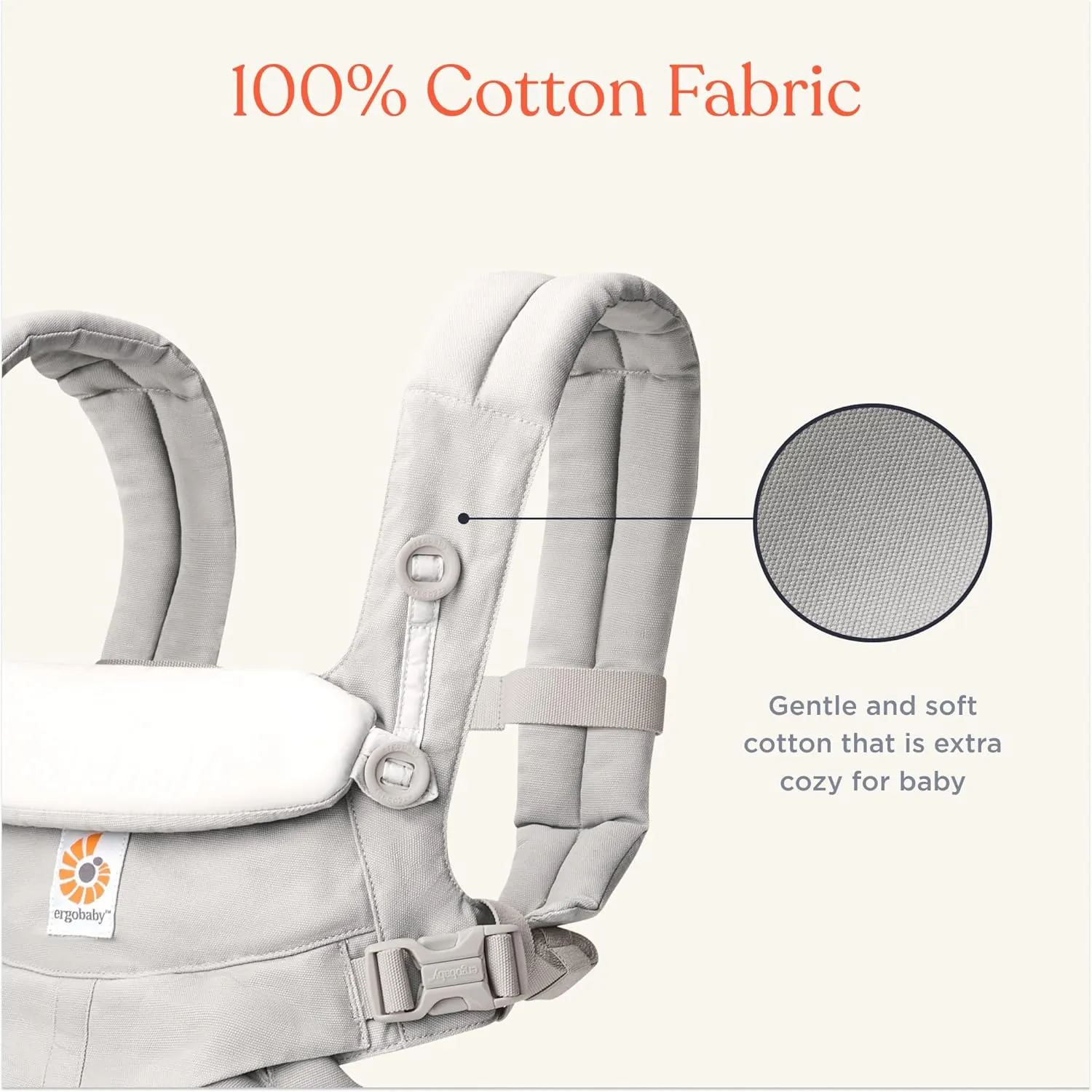 Ergobaby Omni Classic (formerly OMNI 360) All-Position Baby Carrier for Newborn to Toddler with Lumbar Support, 7-45 Pounds, Pure Black, One Size