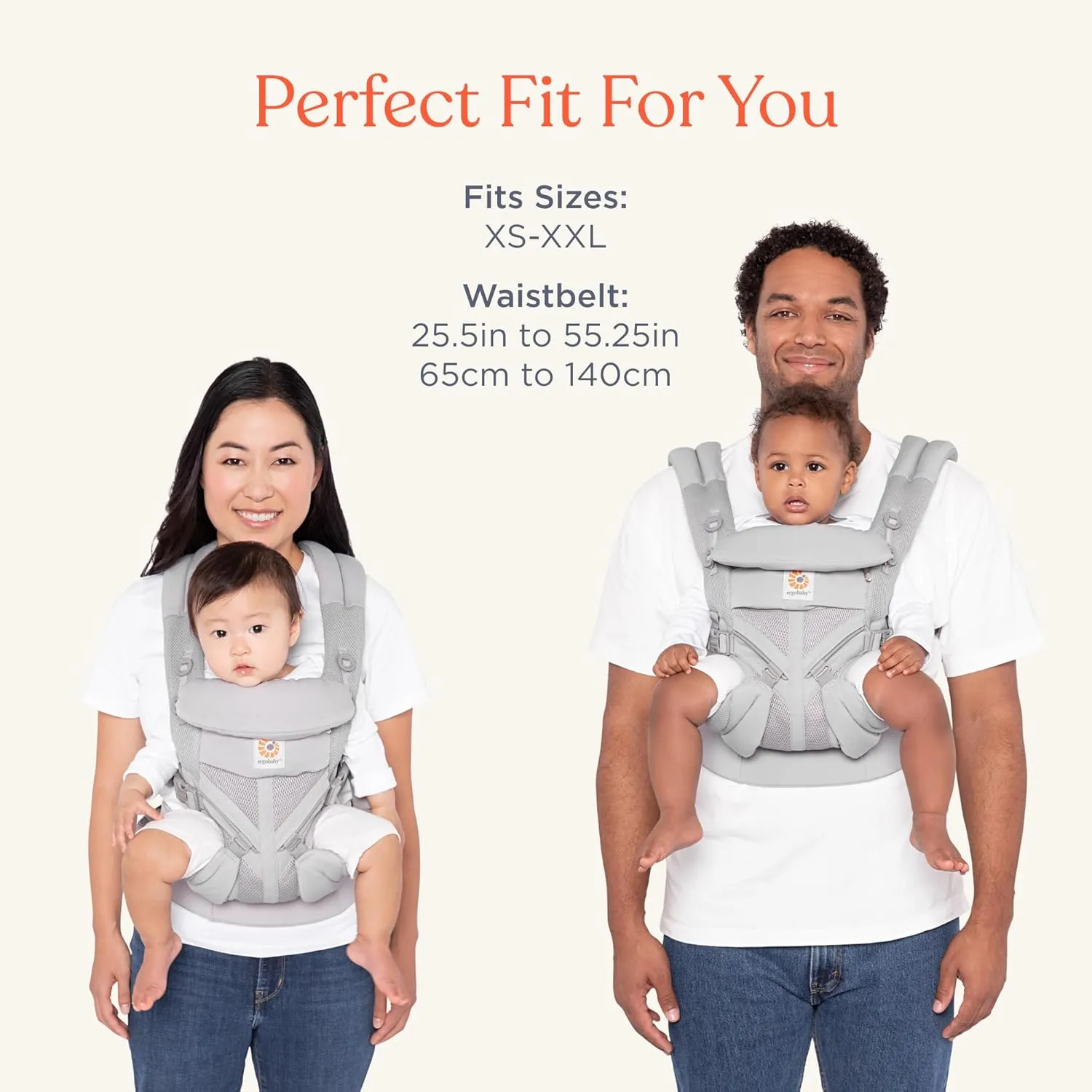 Ergobaby Omni Classic (formerly OMNI 360) All-Position Baby Carrier for Newborn to Toddler with Lumbar Support and Cool Air Mesh, 7-45 Pounds, Onyx Black, One Size