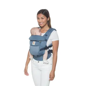 Ergobaby Omni Classic (formerly OMNI 360) All-Position Baby Carrier for Newborn to Toddler with Lumbar Support and Cool Air Mesh, 7-45 Pounds, Oxford Blue, One Size