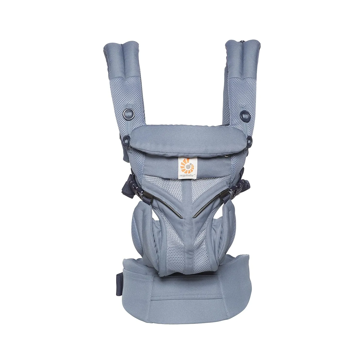 Ergobaby Omni Classic (formerly OMNI 360) All-Position Baby Carrier for Newborn to Toddler with Lumbar Support and Cool Air Mesh, 7-45 Pounds, Oxford Blue, One Size