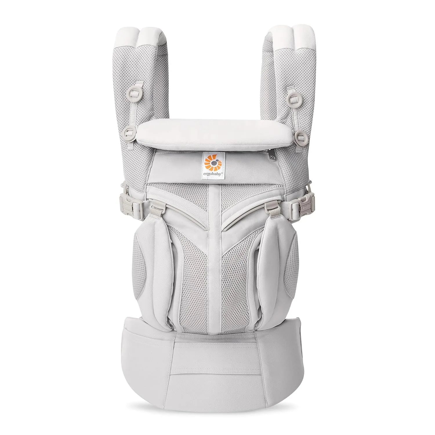 Ergobaby Omni Classic (formerly OMNI 360) All-Position Baby Carrier for Newborn to Toddler with Lumbar Support and Cool Air Mesh, 7-45 Pounds, Pearl Grey, One Size