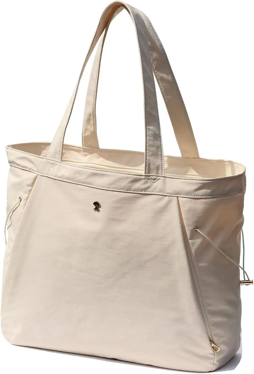 ESVAN Yoga Tote Bag for Women Shoulder Bags Drawstring for Office Workout Travel Carryall Pilates Gym and Beach
