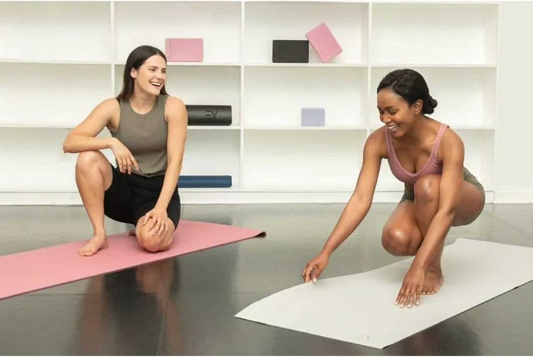 Everyday Yoga Deluxe Mat - 72"L x 24"W Non Slip Exercise Mat, Anti-Tear, 3-5mm Thickness for Yoga, Pilates & Floor Workouts