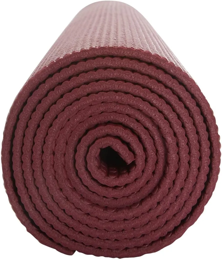 Everyday Yoga Deluxe Mat - 72"L x 24"W Non Slip Exercise Mat, Anti-Tear, 3-5mm Thickness for Yoga, Pilates & Floor Workouts