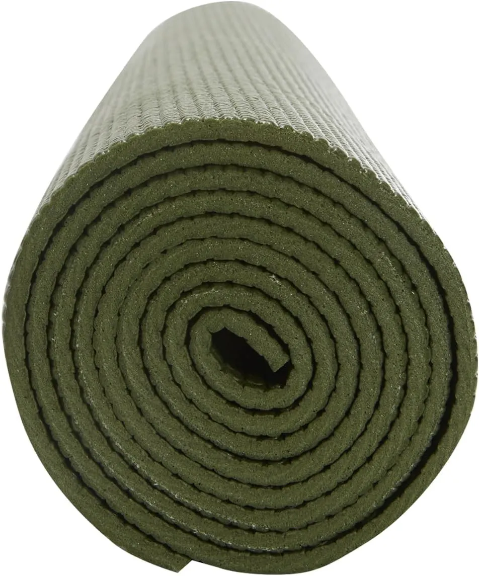 Everyday Yoga Deluxe Mat - 72"L x 24"W Non Slip Exercise Mat, Anti-Tear, 3-5mm Thickness for Yoga, Pilates & Floor Workouts