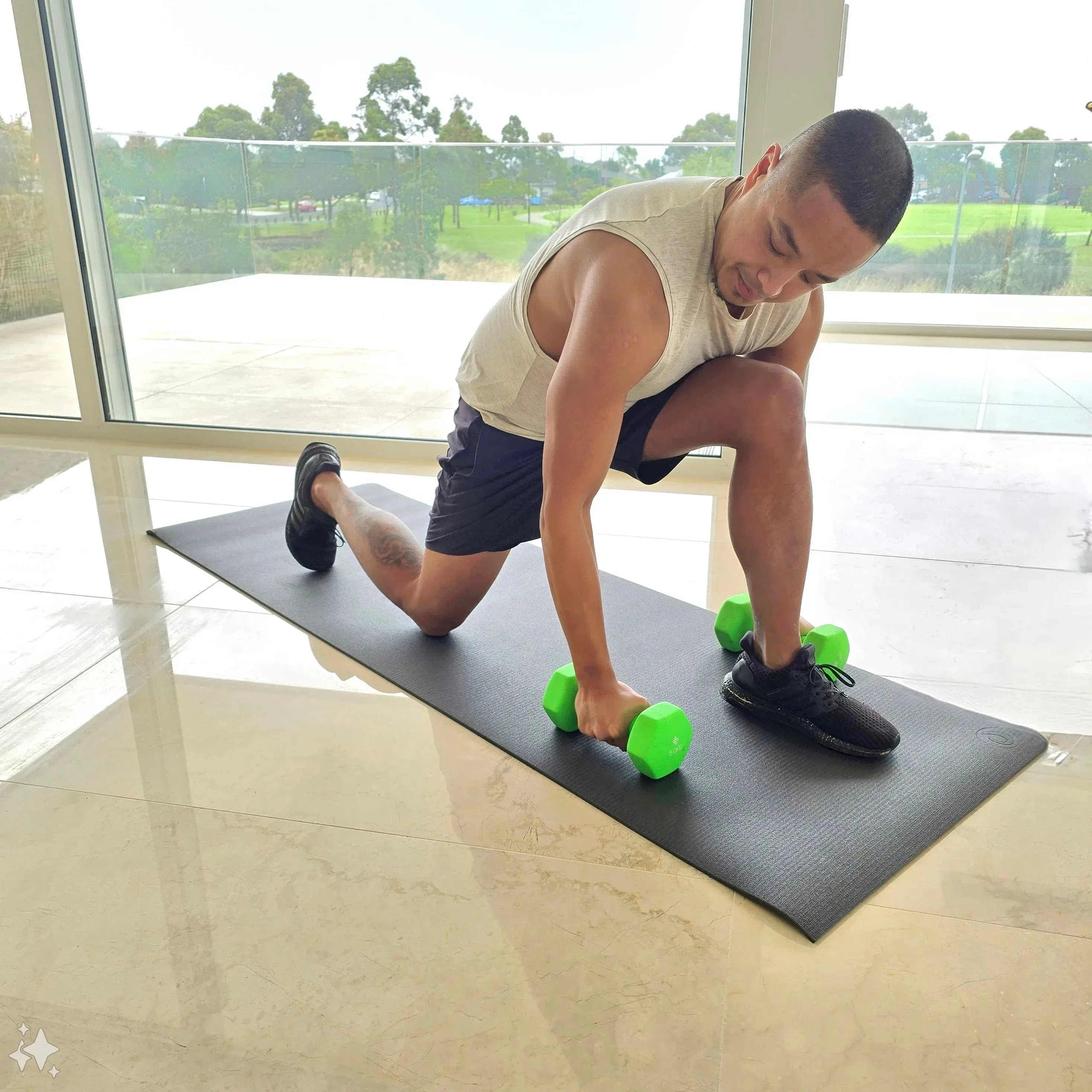 Extra-Thick Performer Rubber Mat |Move.Nourish.Empower Mat| 7mm