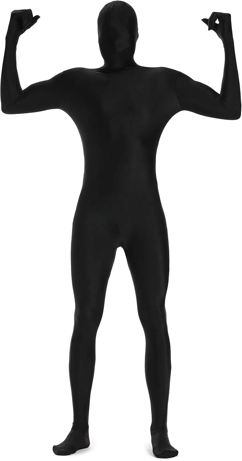 FALETO Unisex Adult Full Body Suit Spandex Zentai Suit Cosplay Halloween Costume