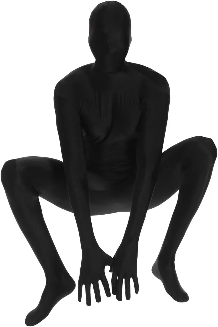FALETO Unisex Adult Full Body Suit Spandex Zentai Suit Cosplay Halloween Costume