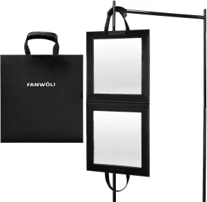 Fanwoli Hanging Mirror for Dance Bag with Garment Rack | Full-Body | Foldable & Portable | HD Reflection No Deformation