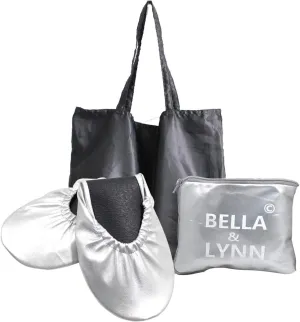 Foldable Shoes Travel Ballet Flats with Expandable Tote Bag for High Heels Folding Womens Shoes
