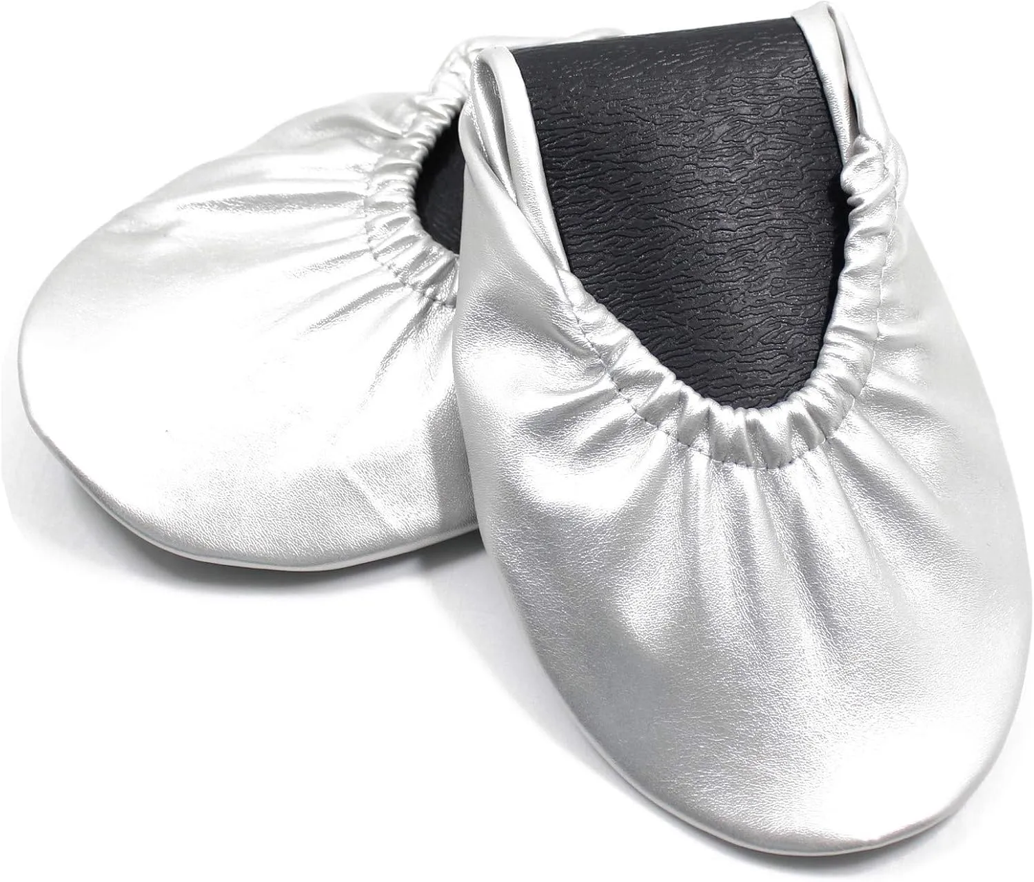 Foldable Shoes Travel Ballet Flats with Expandable Tote Bag for High Heels Folding Womens Shoes