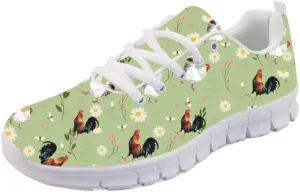 Forchrinse Leopard Print Men’s Lightweight Breathable Walking Shoes Sports Gym Jogging Athletic Shoes for Women Men