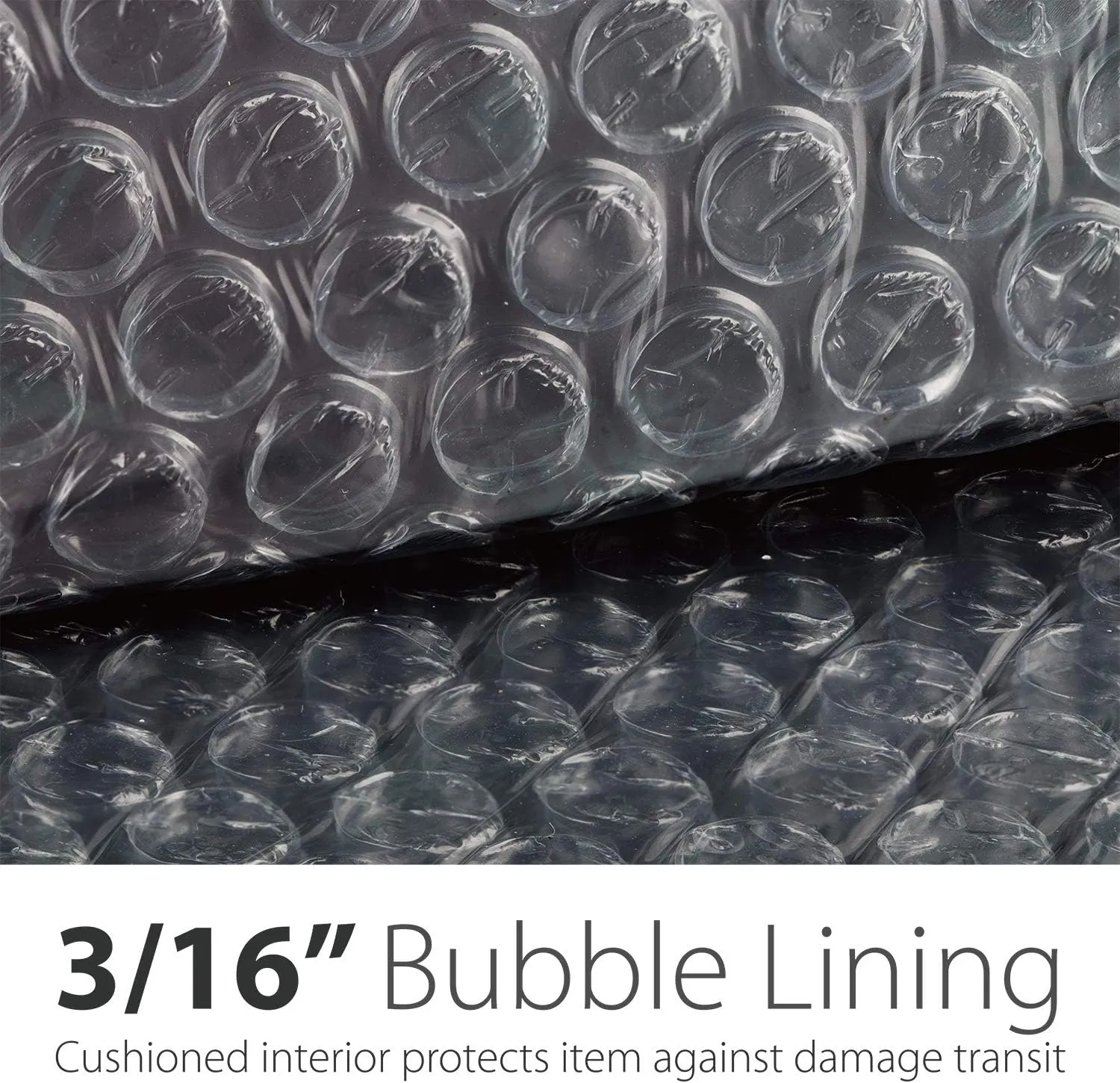 Fosmon #6 Poly Bubble Mailer 12.5 x 16 (25 Pack), Lightweight Water/Dust/Shock/Tear Resistant Padded Shipping Envelopes for Book, Magazine, Documents