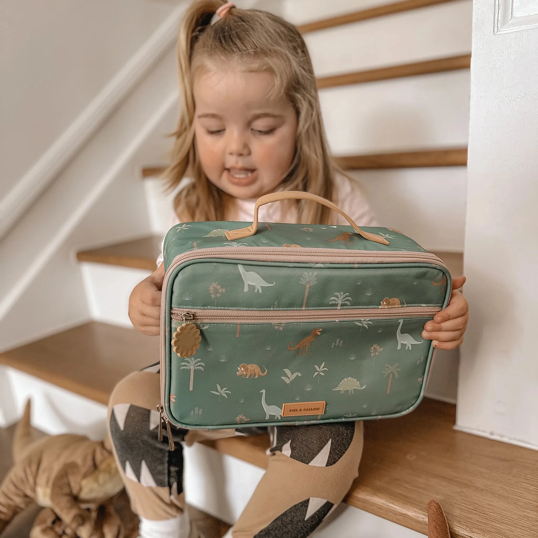 Fox & Fallow- Dinos Large Lunch Bag