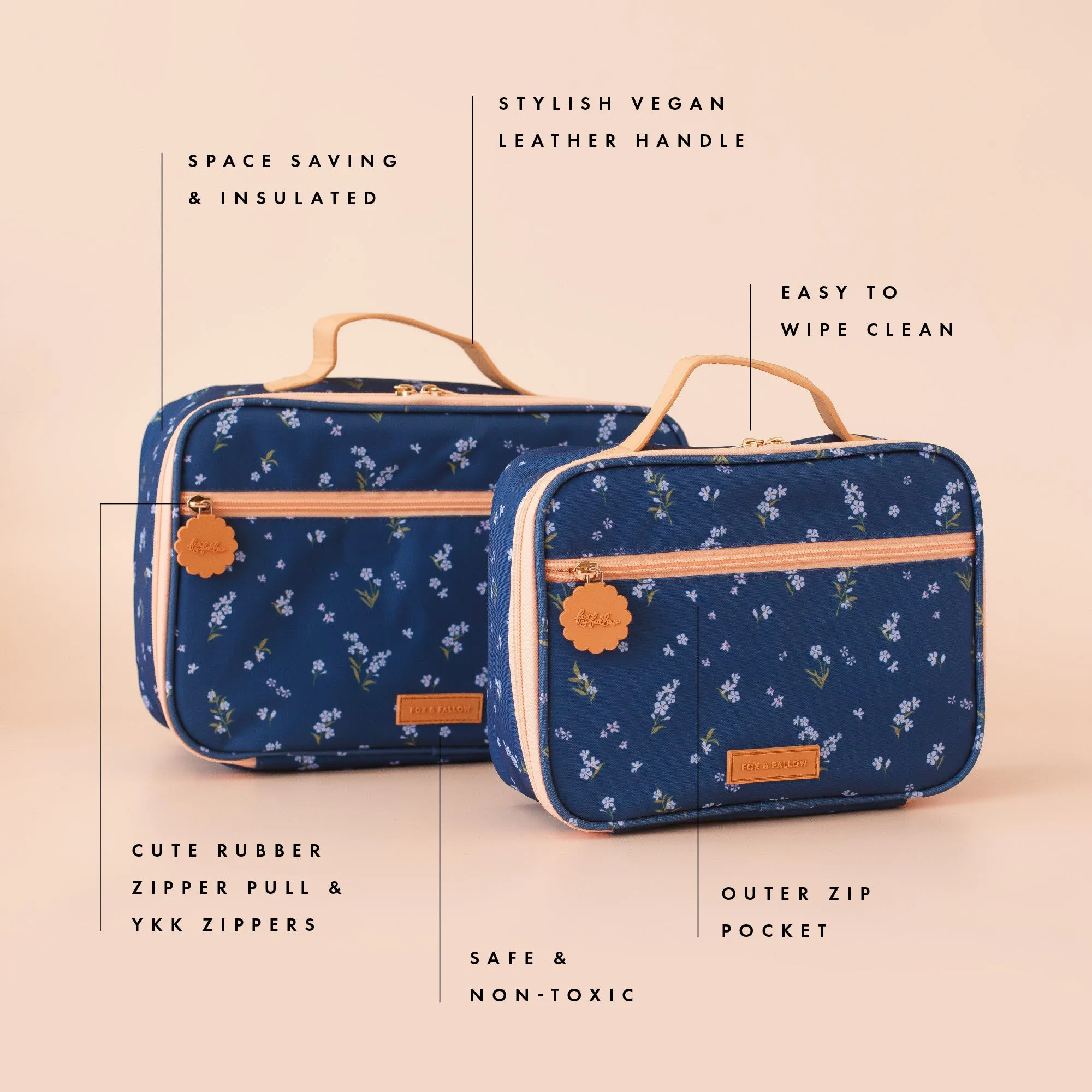 Fox & Fallow- Dinos Large Lunch Bag
