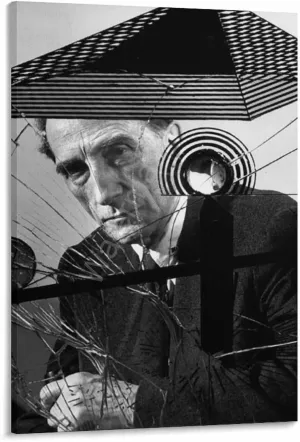 French Artists Marcel Duchamp Vintage Art Poster (1) Canvas Painting Wall Art Poster for Bedroom Living Room Decor 08x12inch(20x30cm)