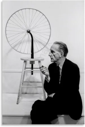 French Artists Marcel Duchamp Vintage Art Poster (3) Canvas Painting Wall Art Poster for Bedroom Living Room Decor 12x18inch(30x45cm)