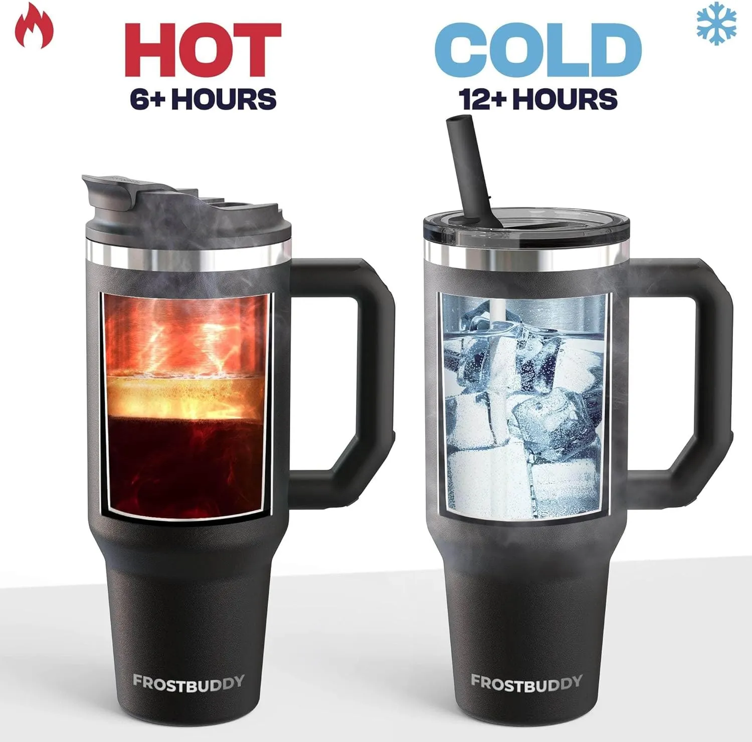 Frost Buddy Thicc Buddy - 40 oz Stainless Steel Vacuum Insulated Tumbler with Lid and Straw for Water - Travel Mug Cupholder Friendly - Gifts for Women Men Him Her (Ballet Slipper)