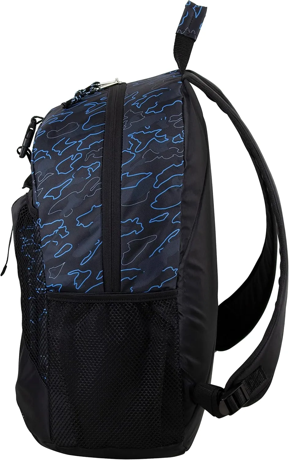 Fuel Lunch Backpack Set Teens Student Water Resistant Lunch Bookbag Bag Soft Reusable Insulated Cooler Lunch Box Travel Office Lunch Bag, Dark Blue Camo