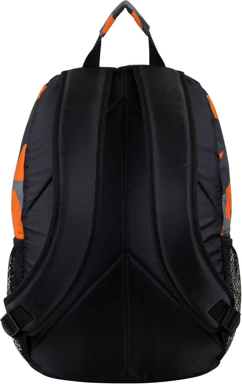 FUEL Lunch Backpack Set Water Resistant Dome Bookbag Bag Soft Reusable Insulated Cooler Lunch Box Thermal Travel Office Lunch Bag, Orange & Black