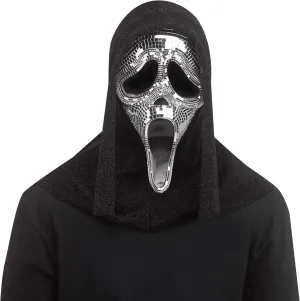 Fun World Ghost Face Disco Mirror Mask