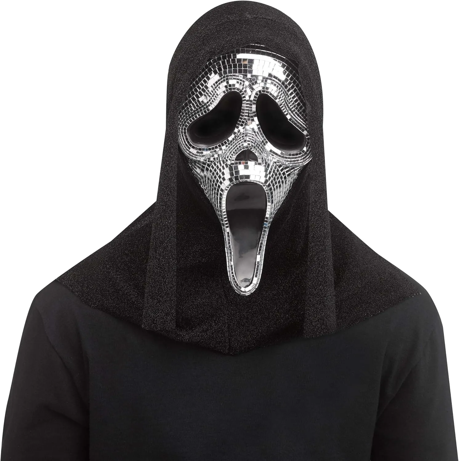 Fun World Ghost Face Disco Mirror Mask