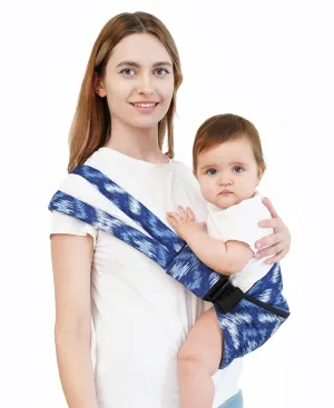 GAGAKU Toddler Carrier Adjustable Padded Sling Portable Ergonomic Baby Holder Carrier with Non-Slip Seat for 6-36 Months Infants & Toddlers (14-35 lbs)-Blue Pattern