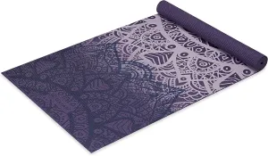 Gaiam Print Yoga Mat, Non Slip Exercise & Fitness Mat for All Types of Yoga, Pilates & Floor Exercises