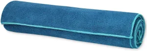 Gaiam Yoga Towel - Mat Sized Active Dry Non Slip Moisture Wicking Sweat Absorbent Microfiber Hot Yoga Towel for Women & Men | Stay-Put Corner Pockets (70" Long x 26" Wide)