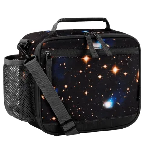 Galaxy Black Lunch Box