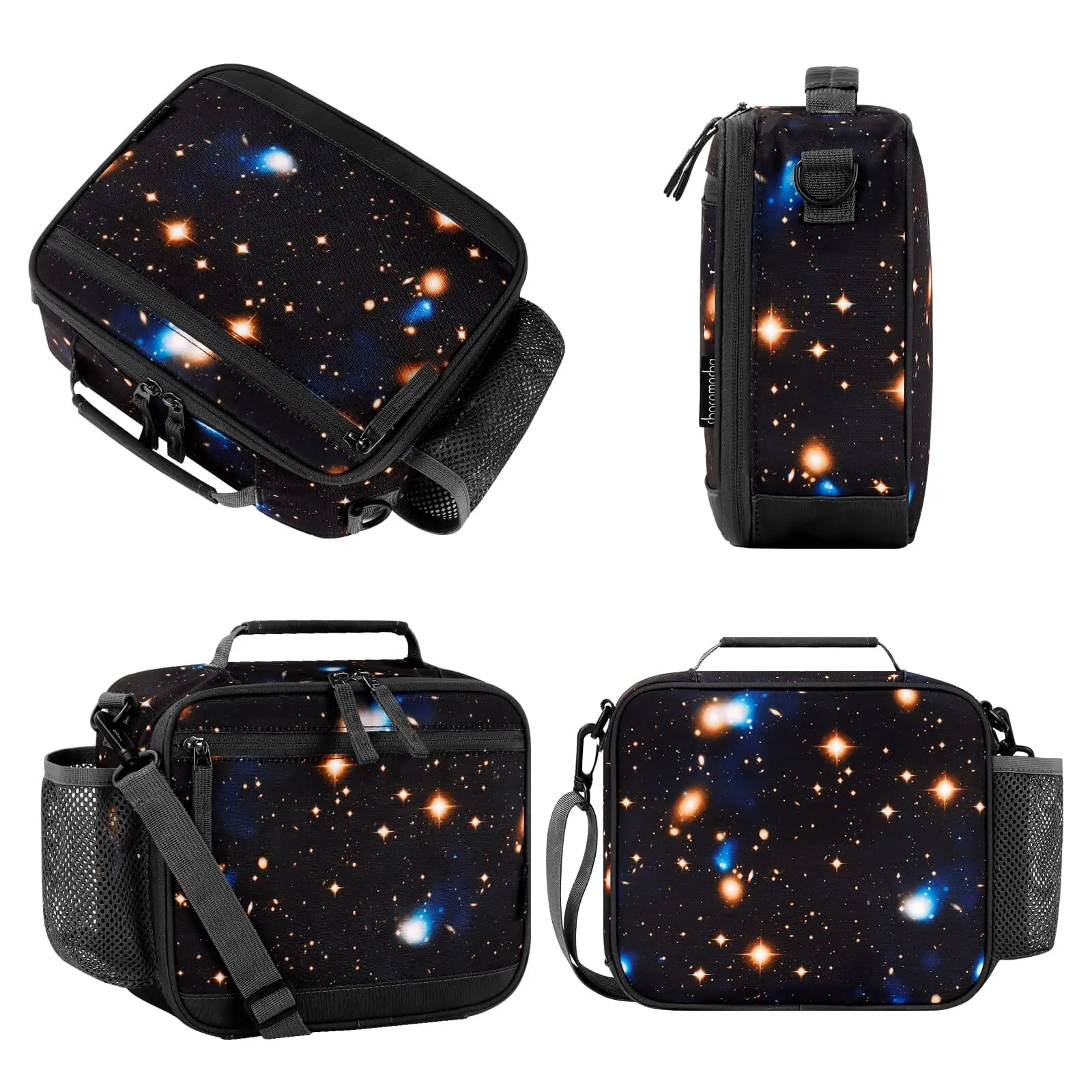 Galaxy Black Lunch Box