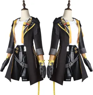 Game Honkai Star Rail Trailblazer Cosplay Costume Long Coat Dress Uniform Halloween Carnival Party Outfit for Women XXL
