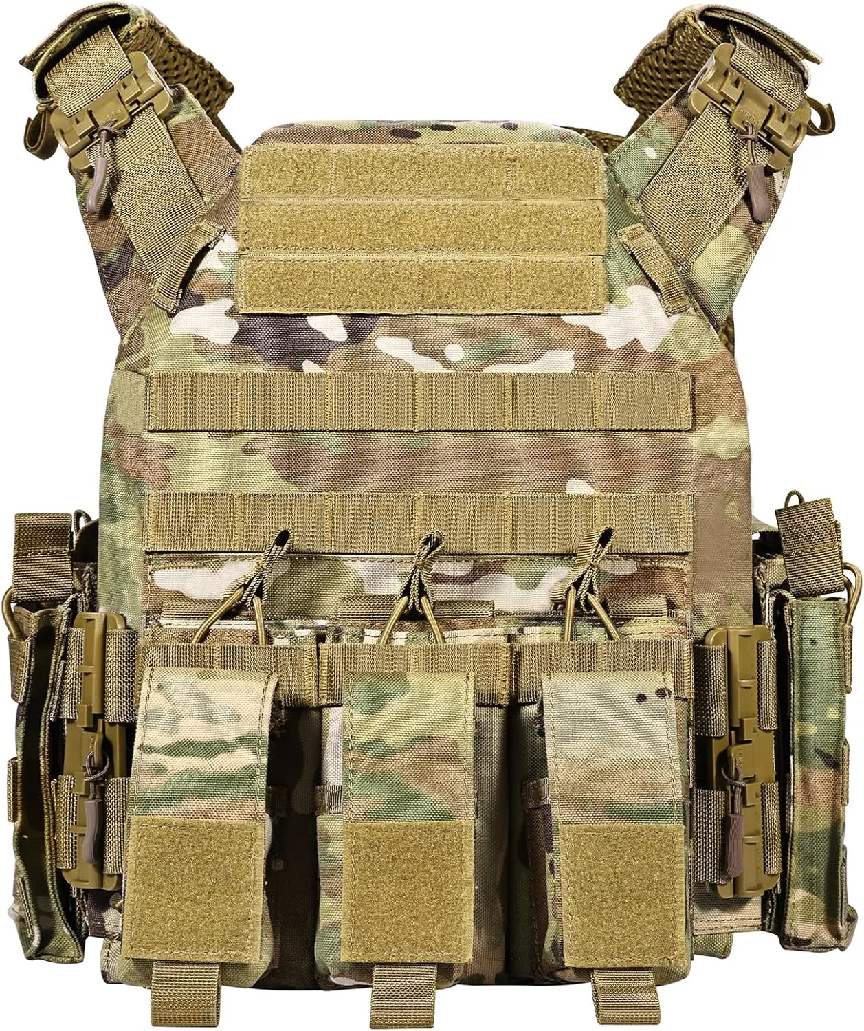 GFIRE Tactical Vest - Airsoft Lightweight Modular 3D Breathable Quick Release Vest, Adjustable Tactical Gear for Training
