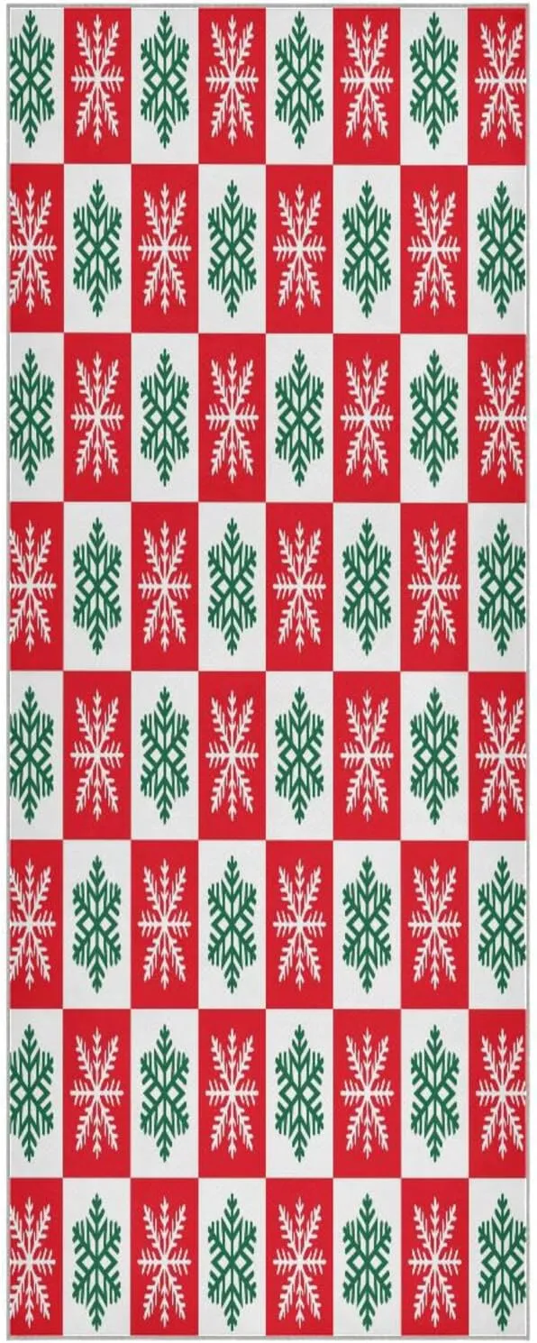 Gift Wrapping Paper Art Winter Yoga Towel,Hot Yoga Mat Towel with Grip Dots Sweat Absorbent Non-Slip for Hot Yoga, 24" x72",Soft Yoga Blankets with Travel Bag,Pilates and Workout
