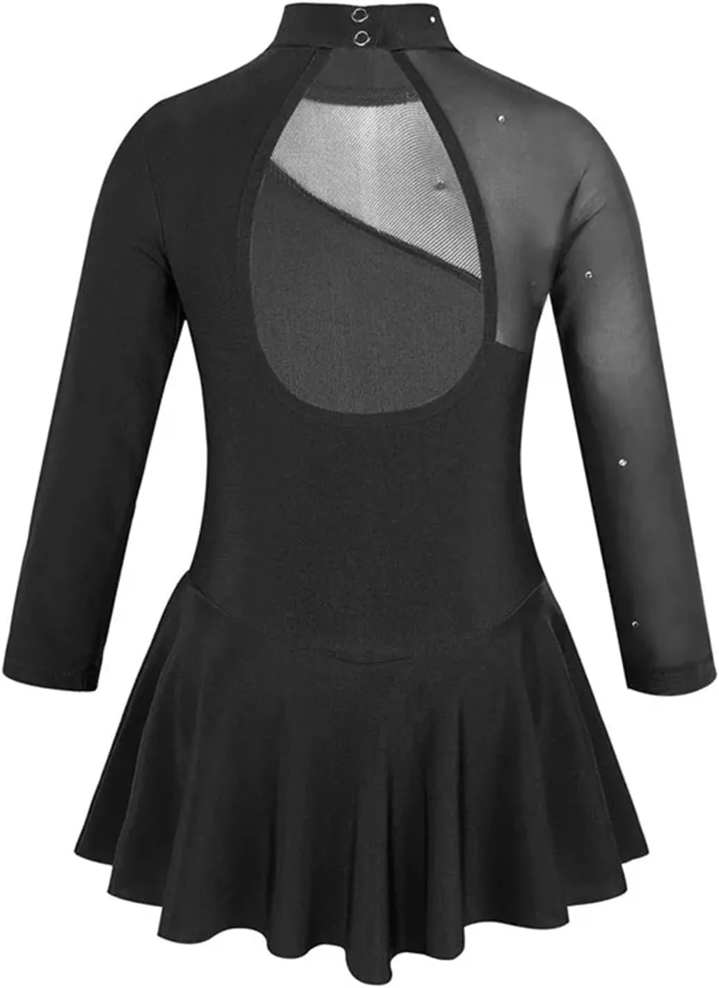 Girls Figure Ice Roller Skating Ballet Dance Gymnastics Leotard Dress,Stage Performance Costume